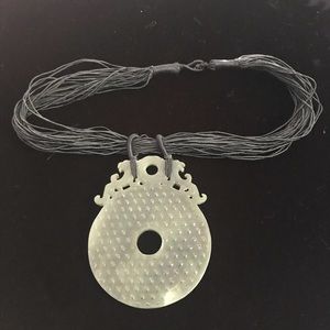 Hand Carved Jadeite Necklace